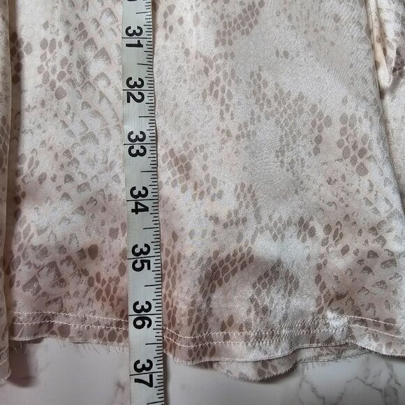 ATM Anthony Thomas Melillo Snake Print Silk Mini Dress in Pale Pink Womens Mediu - Picture 10 of 12